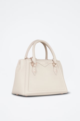 Leren Handtas - Beige