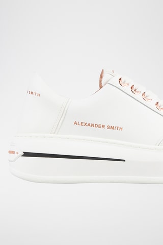 Leren Platform Sneakers - Wit