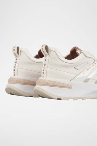 Platform Sneakers - Wit en Rosé Goudkleurig