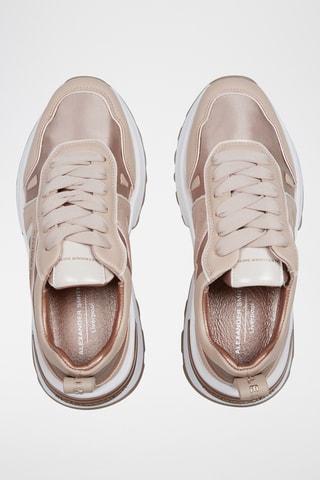 Platform Sneakers - Nude