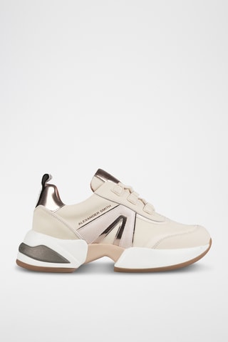 Leren Sneakers - Beige