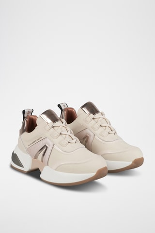 Leren Sneakers - Beige