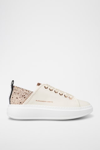 Leren Sneakers - Beige