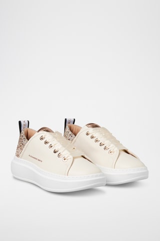Leren Sneakers - Beige