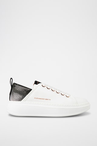 Leren Sneakers - Wit en Zwart