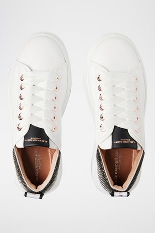 Leren Sneakers - Wit en Zwart