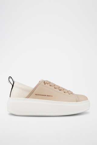 Platform Sneakers - Beige