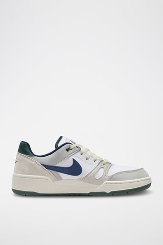 Nike Full Force Low en cuir - Blanc