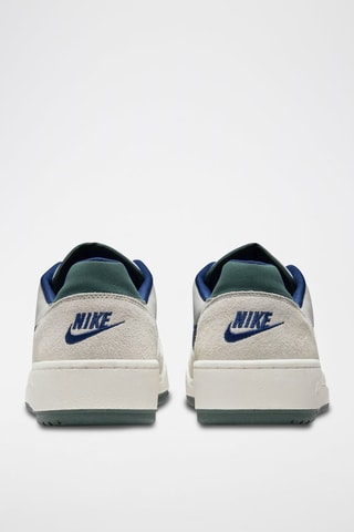 Nike Full Force Low en cuir - Blanc