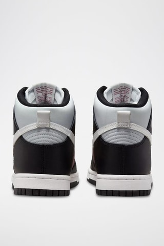 Dunk High en cuir - Noir et bordeaux