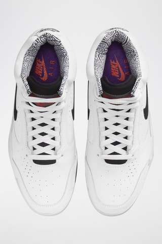 Nike Air Flight en cuir - Blanc