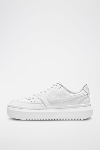 Nike Court Vision Alta en cuir - Blanc