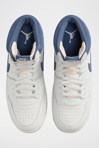 Jordan Air Ship PE SP en cuir - Blanc et bleu marine