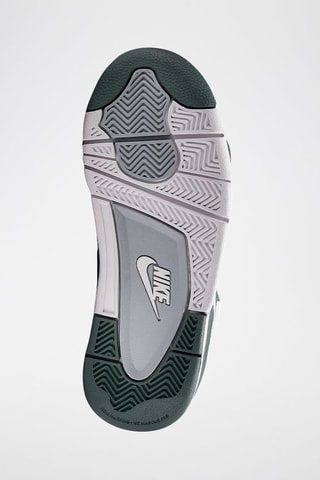 Nike Air Flight 89 en cuir - Blanc et vert foncé