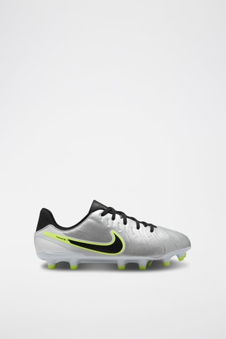 Nike Jr. Tiempo Legend 10 Academy MG en cuir - Gris