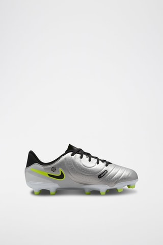 Nike Jr. Tiempo Legend 10 Academy MG en cuir - Gris