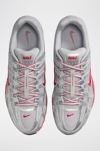 Nike P-6000 en cuir - Argenté et rouge