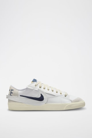 Blazer Low '77 Jumbo SE en cuir - Ecru et bleu marine
