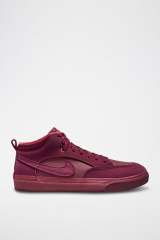 Leo Baker en cuir- Bordeaux - Nike