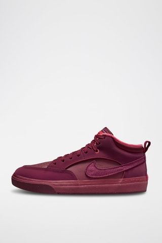 Leo Baker en cuir- Bordeaux - Nike