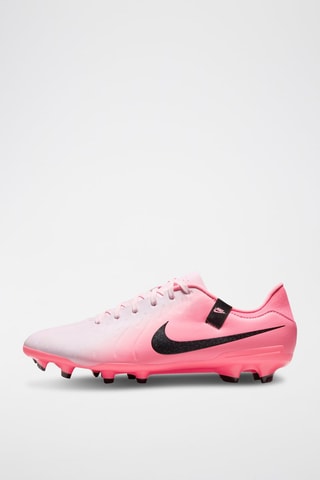 Tiempo Legend 10 Academy MG en cuir - Rose et noir - Nike