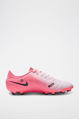 Tiempo Legend 10 Academy MG en cuir - Rose et noir - Nike
