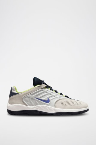 Vertebrae en cuir - Blanc et gris clair - Nike