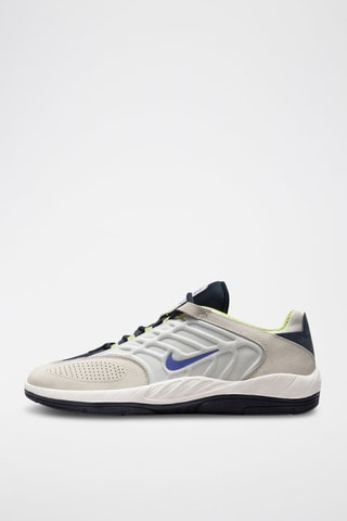 Vertebrae en cuir - Blanc et gris clair - Nike