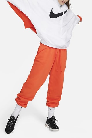 Pantalon ample polaire taille haute Phoenix - Rouge