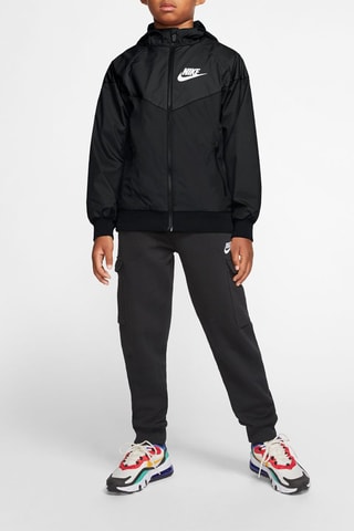 Coupe-vent à capuche Nike Sportswear Windrunner - Noir