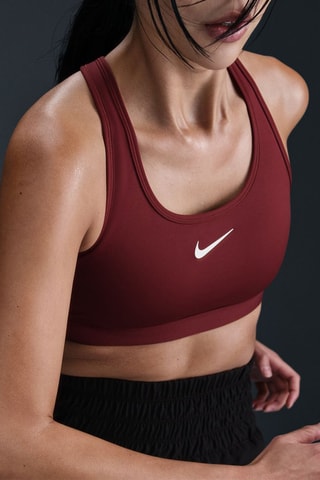 Brassière de sport push-up - Rouge et blanc