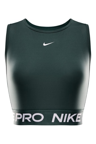 Crop top de fitness - Vert foncé