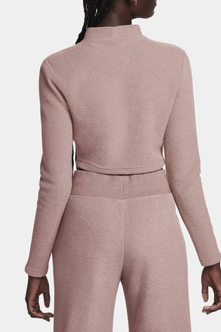 Crop top polaire Phoenix Plush - Mauve - Nike