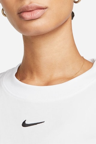 Robe t-shirt en coton biologique Nike Sportswear Essential - Blanc