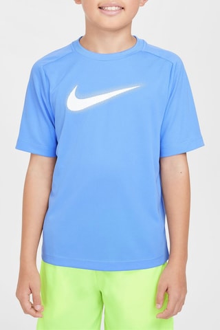 T-shirt d’entraînement - Bleu roi et blanc