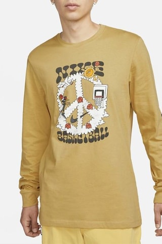 T-shirt de basketball Peace - Jaune