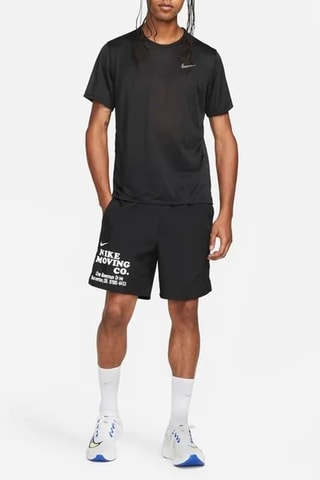 T-shirt regular de running Dri-FIT Miler - Noir - Nike