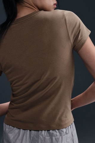 T-shirt slim - Marron
