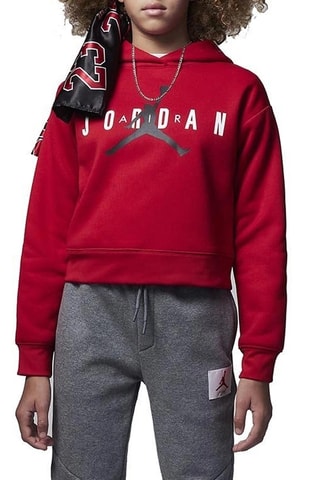 Sweat polaire à capuche - Rouge - Jordan