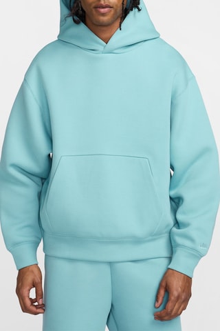 Sweat oversize polaire Nike Tech Reimagined - Ciel