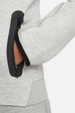 Sweat polaire à capuche B Nsw Tech - Gris clair chiné