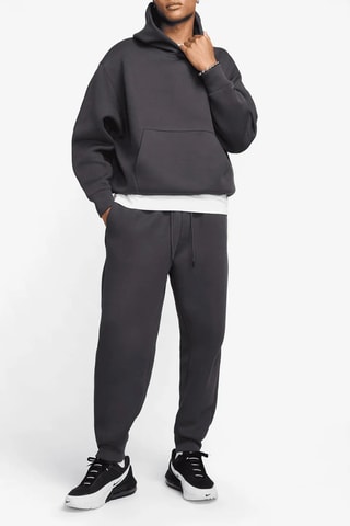 Sweat oversize polaire - Noir