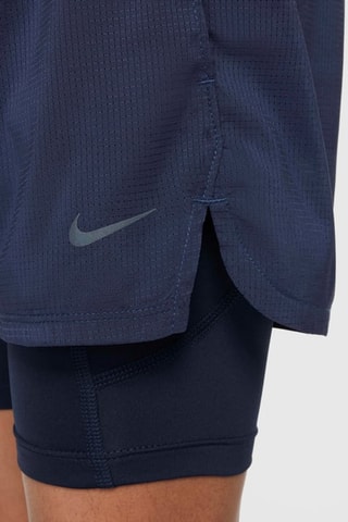 Short de fitness taille haute Multi Tech - Bleu marine - Nike