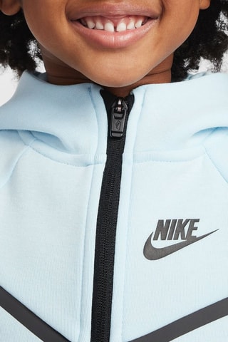 Sweat à capuche et pantalon polaire - Ciel