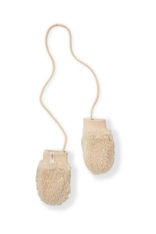 Luvas com atilhos - Bege