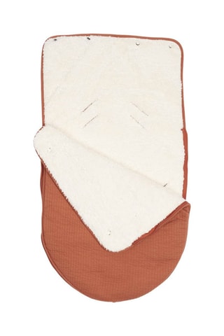 Alcofa para cadeira auto - Vermelho-tijolo - Desde o nascimento - 85 x 45 x 3 cm