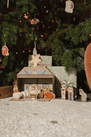 Presépio de Natal em madeira - A partir dos 18 meses
