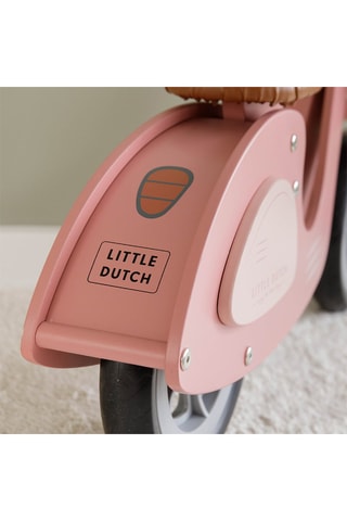Bicicleta sem pedais de madeira - Rosa