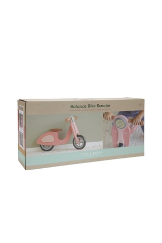 Bicicleta sem pedais de madeira - Rosa