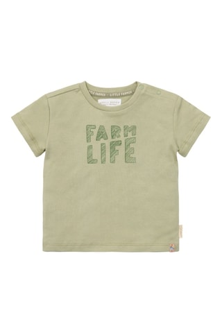 T-shirt em algodão biológico - Verde